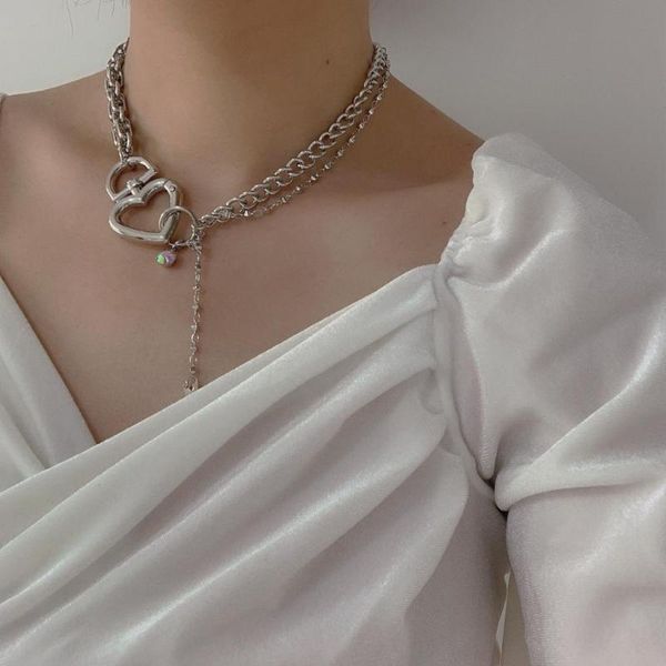 chokers aesthetic heart colier hommes chain necklace for women kettingen voor vrouwen choker gothic jewelry femmes, Golden;silver
chokers aesthetic heart colier hommes chain necklace for women kettingen voor vrouwen choker gothic jewelry femmes, Golden;silver