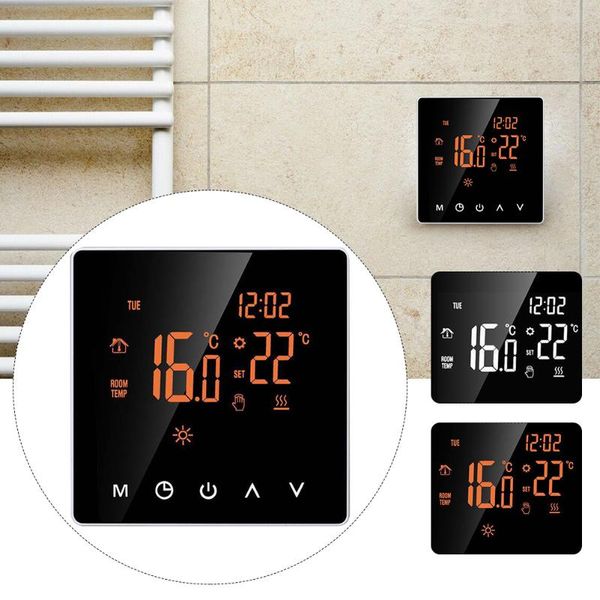 smart home control digital lcd display floor thermostat touch screen electric heating temperature controller high-power flame retardant pc
smart home control digital lcd display floor thermostat touch screen electric heating temperature controller high-power flame retardant pc