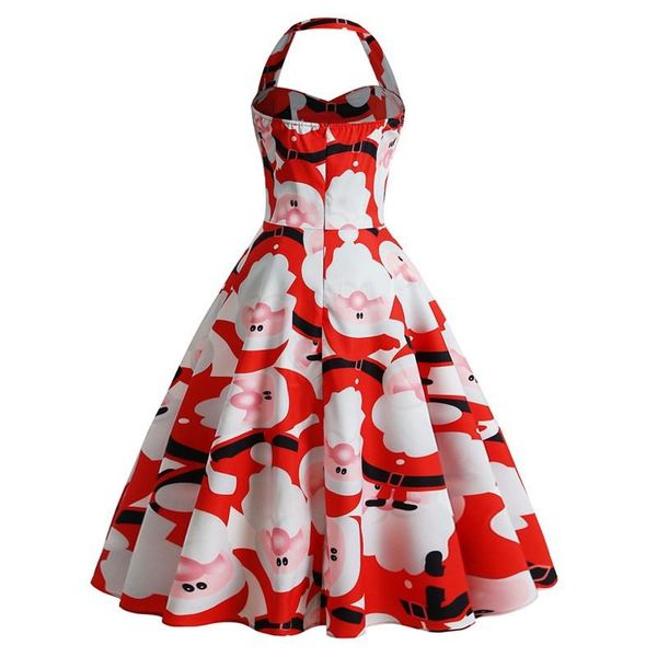casual dresses women christmas a-line dress, sleeveless vintage print high waist v-neck halter gown, Black;gray
casual dresses women christmas a-line dress, sleeveless vintage print high waist v-neck halter gown, Black;gray