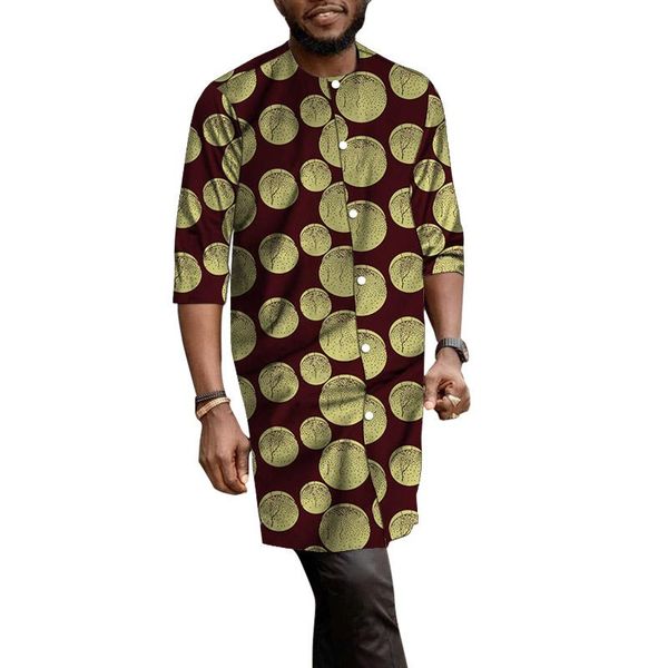 ethnic clothing nigeria fashion garments men's long shirts male three quarter sleeve modern design dashiki custom party wear, Red
ethnic clothing nigeria fashion garments men's long shirts male three quarter sleeve modern design dashiki custom party wear, Red