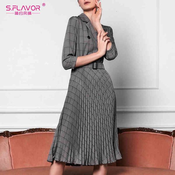 dresses spring blazer plaid pleated dress women robe femme fashion a line vestidos 2021 elegant party dresses, Black;gray
dresses spring blazer plaid pleated dress women robe femme fashion a line vestidos 2021 elegant party dresses, Black;gray
