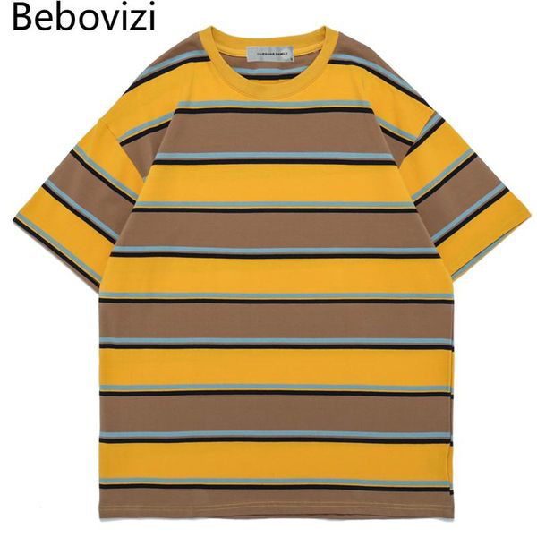 men's t-shirts korean style yellow stripe loose cotton short sleeve shirt 2021 summer casual tshirt harajuku t-shirt streetwear retro, White;black
men's t-shirts korean style yellow stripe loose cotton short sleeve shirt 2021 summer casual tshirt harajuku t-shirt streetwear retro, White;black