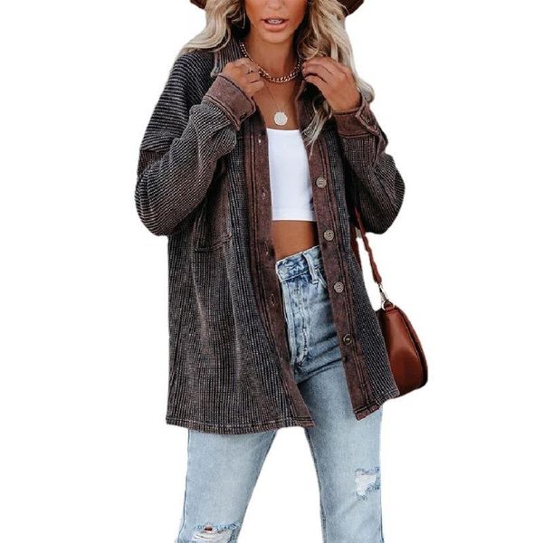 women's jackets donsignet fall jacket for women autumn winter street hipster turn-down collar long sleeve womens knitting coat, Black;brown
women's jackets donsignet fall jacket for women autumn winter street hipster turn-down collar long sleeve womens knitting coat, Black;brown