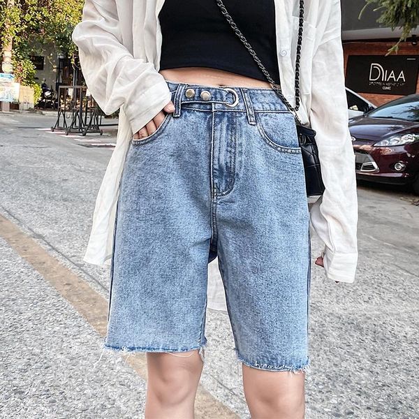 women's jeans summer female straight bull-puncher knicker pants fashion adjustable button knee-length woman office lady denim shorts, Blue
women's jeans summer female straight bull-puncher knicker pants fashion adjustable button knee-length woman office lady denim shorts, Blue
