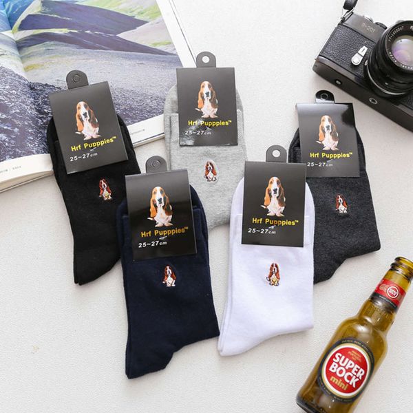 combed cotton boutique hush buss socks men's medium tube spring and autumn embroidery, Black
combed cotton boutique hush buss socks men's medium tube spring and autumn embroidery, Black