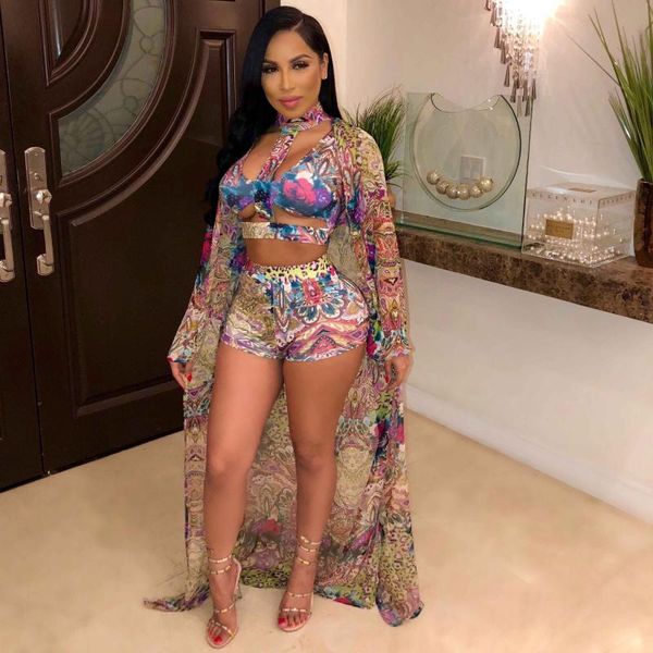 women's swimwear 2021 summer digital print split swimsuit three piece suit, White;black
women's swimwear 2021 summer digital print split swimsuit three piece suit, White;black
