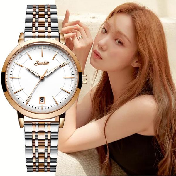 wristwatches sunkta watch women luxury fashion casual 30m waterproof quartz watches steel strap sport ladies elegant wrist girl gift, Slivery;brown
wristwatches sunkta watch women luxury fashion casual 30m waterproof quartz watches steel strap sport ladies elegant wrist girl gift, Slivery;brown