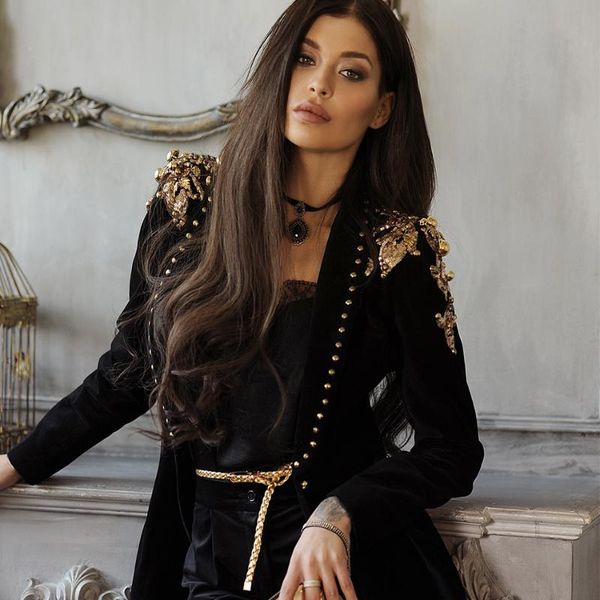 women's trench coats adyce 2021 winter women slim black deep v-neck sequin bead single button long sleeve club, Tan;black
women's trench coats adyce 2021 winter women slim black deep v-neck sequin bead single button long sleeve club, Tan;black