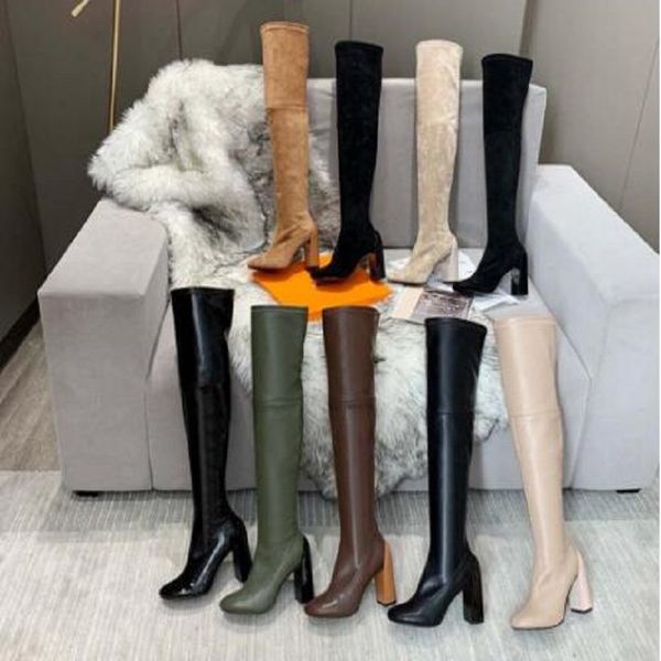 women designer boots over-knee boot designers genuine leather thick heels shoes fashion winter fall eu:35-41 by shoe, Black
women designer boots over-knee boot designers genuine leather thick heels shoes fashion winter fall eu:35-41 by shoe, Black