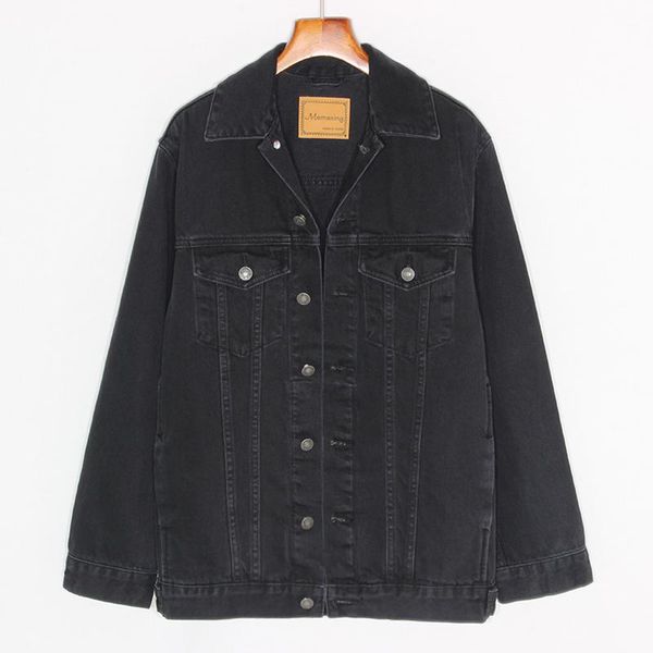 women's jackets spring korean wash black denim women loose casual outerwear chaqueta mujer harajuku long sleeve jeans jacket coat femal, Black;brown
women's jackets spring korean wash black denim women loose casual outerwear chaqueta mujer harajuku long sleeve jeans jacket coat femal, Black;brown