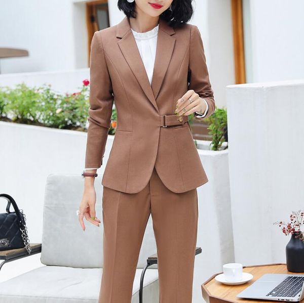 suits 2 piece set formal women business work elegant slim jacket blazer pants female office ladies wear pantsuits women's two, White
suits 2 piece set formal women business work elegant slim jacket blazer pants female office ladies wear pantsuits women's two, White