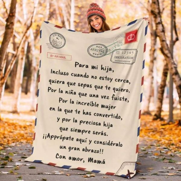 blankets flannel throw blanket letter printed quilts air mail 3d print keep warm sofa child home textiles dreamlike family gift
blankets flannel throw blanket letter printed quilts air mail 3d print keep warm sofa child home textiles dreamlike family gift