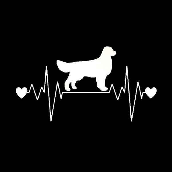 20.3*10.8cm golden retriever heartbeat lifeline vinyl decal car stickers car styling truck accessories black
20.3*10.8cm golden retriever heartbeat lifeline vinyl decal car stickers car styling truck accessories black