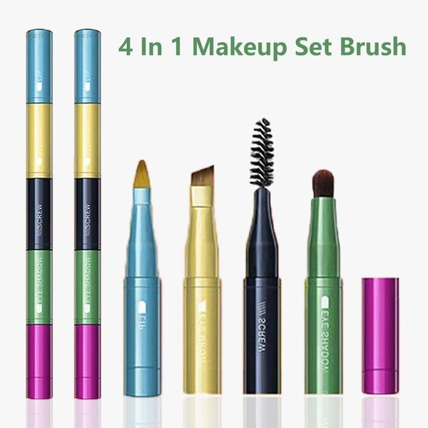 makeup brushes 4 in 1 professional tool portable retractable brush for lip eyeliner eye shadow travel outdoor plastic handle
makeup brushes 4 in 1 professional tool portable retractable brush for lip eyeliner eye shadow travel outdoor plastic handle