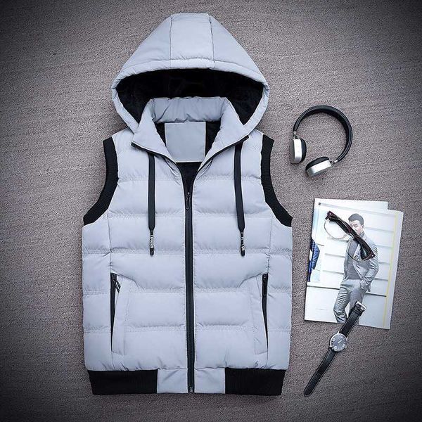 autumn mens jacket winter sleeveless vest casual men coats male cotton padded men's thicken waistcoat plus size 5xl 210608, Black;white
autumn mens jacket winter sleeveless vest casual men coats male cotton padded men's thicken waistcoat plus size 5xl 210608, Black;white