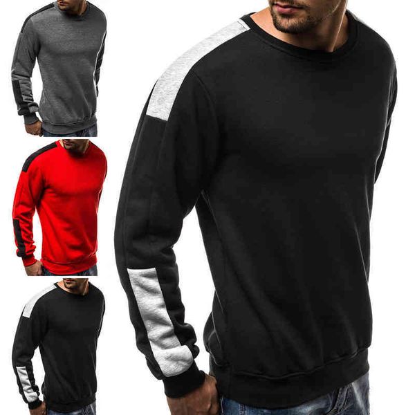 men's hoodi & sweatshirts mens pullover european size large sports shirts fce arm color matching round collar thin hoddie, Black
men's hoodi & sweatshirts mens pullover european size large sports shirts fce arm color matching round collar thin hoddie, Black