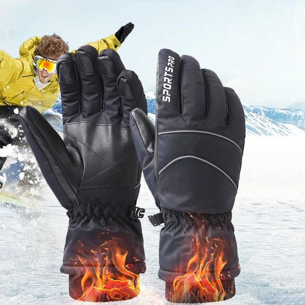 ski gloves touchscreen winter thermal warm bike outdoor camping motorcycle riding mountain bicycle cycling, Black
ski gloves touchscreen winter thermal warm bike outdoor camping motorcycle riding mountain bicycle cycling, Black
