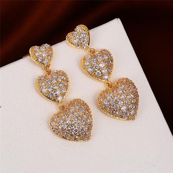 dangle & chandelier classic female white crystal drop earrings vintage rose gold color luxury heart long wedding for women, Silver
dangle & chandelier classic female white crystal drop earrings vintage rose gold color luxury heart long wedding for women, Silver