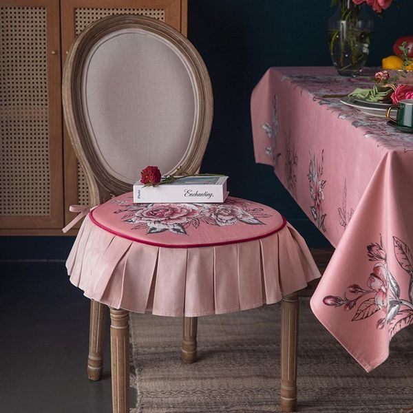 printed dining chair cover luxury retro ruffle cushion bar home decoration creative european non-slip seat covers
printed dining chair cover luxury retro ruffle cushion bar home decoration creative european non-slip seat covers