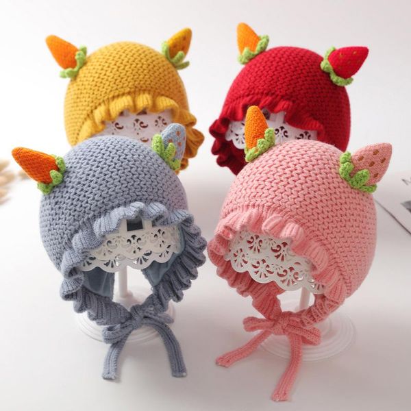 caps & hats cute strawberry baby hat autumn winter warm knitted beanie ruffle crochet infant girls bonnet cap, Yellow
caps & hats cute strawberry baby hat autumn winter warm knitted beanie ruffle crochet infant girls bonnet cap, Yellow