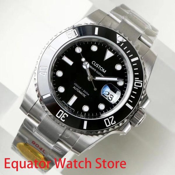 wristwatches 40mm men automatic watch waterproof luminous sapphire crystal stainless steel men's black mechanical male clock, Slivery;brown
wristwatches 40mm men automatic watch waterproof luminous sapphire crystal stainless steel men's black mechanical male clock, Slivery;brown