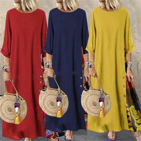 casual dresses women's bohemain dress mid sleeve long beach ladies loose boho sundress style woman clothes plus size, Black;gray
casual dresses women's bohemain dress mid sleeve long beach ladies loose boho sundress style woman clothes plus size, Black;gray