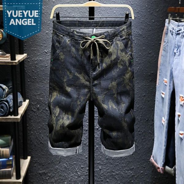 distressed mens jeans summer lightweight casual calf length trousers loose straight shorts fashion lace-up camouflage men's, Blue
distressed mens jeans summer lightweight casual calf length trousers loose straight shorts fashion lace-up camouflage men's, Blue