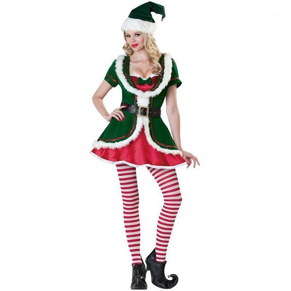 casual dresses women's ball party dress full set of christmas costumes green cosplay skirt suit vestido, Black;gray
casual dresses women's ball party dress full set of christmas costumes green cosplay skirt suit vestido, Black;gray