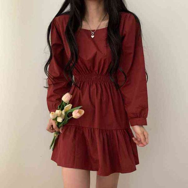 woman casual dresses korean girls sweet age reducing loose doll skirt dresses, Black;gray
woman casual dresses korean girls sweet age reducing loose doll skirt dresses, Black;gray