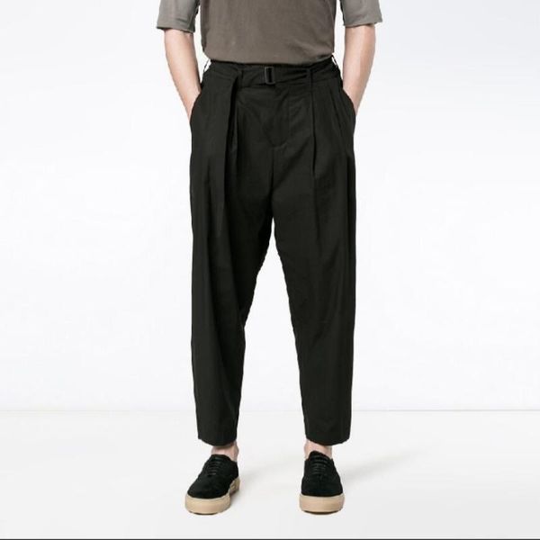 men's pants 27-44 loose harem hairstylist tide personality belt fashion casual ankle-length plus size clothing 2021, Black
men's pants 27-44 loose harem hairstylist tide personality belt fashion casual ankle-length plus size clothing 2021, Black