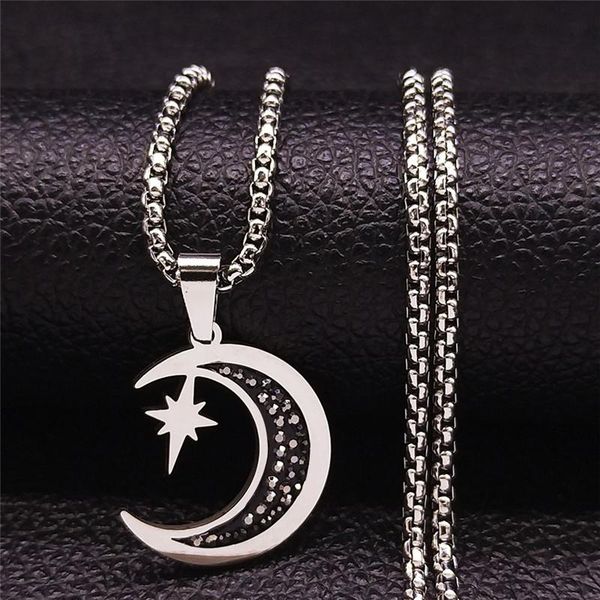 pendant necklaces stainless steel crystal judaism star moon chain women/men silver color jewelry collier lune n4902s05
pendant necklaces stainless steel crystal judaism star moon chain women/men silver color jewelry collier lune n4902s05