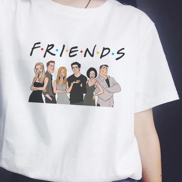 maycaur friends hip hop womens 90s harajuku femme clothes tees streetwear, White
maycaur friends hip hop womens 90s harajuku femme clothes tees streetwear, White