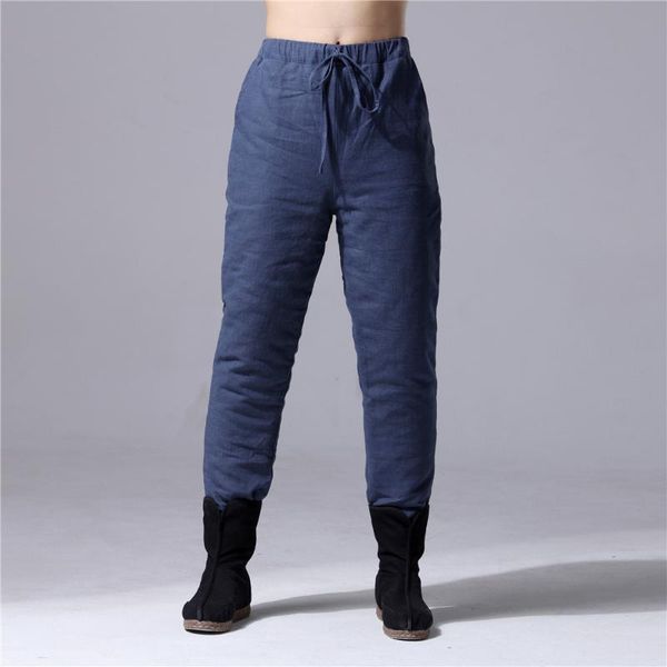 mens pants soft comfortable fashion thicking keep warm 100% linen pencil trousers d447 men's, Black
mens pants soft comfortable fashion thicking keep warm 100% linen pencil trousers d447 men's, Black