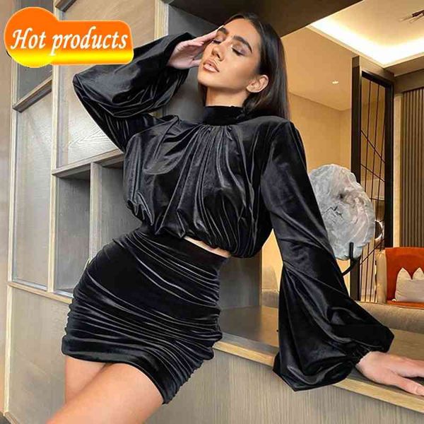 women's two piece pants you all in fashion design draped two pieces long sleeves celebrity velvet club harvest mini skirt suit 4qrr, White
women's two piece pants you all in fashion design draped two pieces long sleeves celebrity velvet club harvest mini skirt suit 4qrr, White