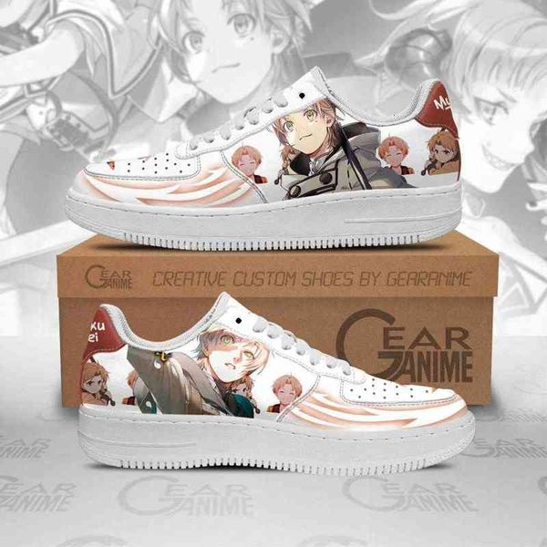 diy anime fan sneakers shoes boots mushoku tensei rudeus greyrat air custom mens trainers breathable mesh athletic road running nastics, Black 
diy anime fan sneakers shoes boots mushoku tensei rudeus greyrat air custom mens trainers breathable mesh athletic road running nastics, Black