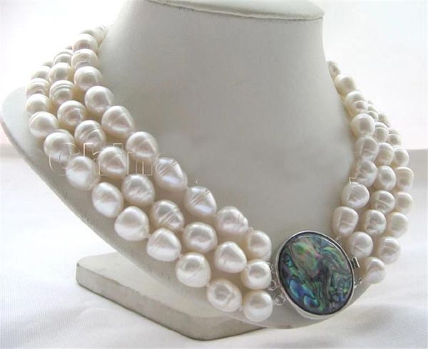 chokers habitoo casual 3 strand natural white 10-11mm baroque thread shape freshwater pearl choker necklace jewelry green shell clasp, Golden;silver
chokers habitoo casual 3 strand natural white 10-11mm baroque thread shape freshwater pearl choker necklace jewelry green shell clasp, Golden;silver