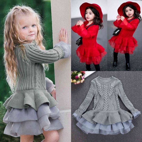 girl's dresses newborn dress toddler kids baby girls knitted sweater winter crochet with tulle pullover clothes 1023, Red;yellow
girl's dresses newborn dress toddler kids baby girls knitted sweater winter crochet with tulle pullover clothes 1023, Red;yellow