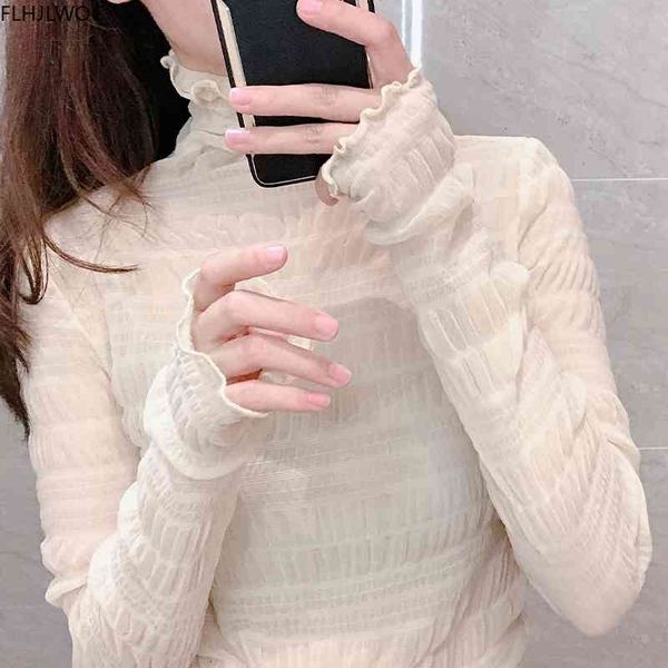 women's knits & tees design womens fashion long sleeve cute basic shirts vintage solid korean style turtleneck transparent to, White
women's knits & tees design womens fashion long sleeve cute basic shirts vintage solid korean style turtleneck transparent to, White