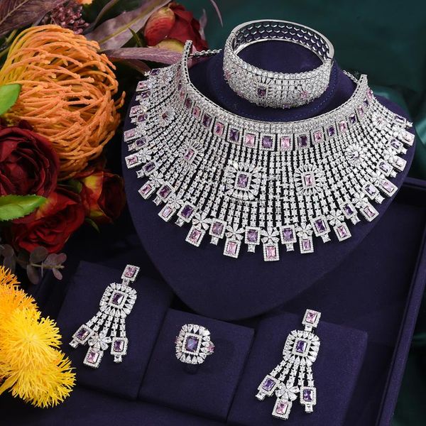 earrings & necklace missvikki green cz luxury african jewelry sets for women wedding party zircon crystal dubai bridal set gift, Silver
earrings & necklace missvikki green cz luxury african jewelry sets for women wedding party zircon crystal dubai bridal set gift, Silver
