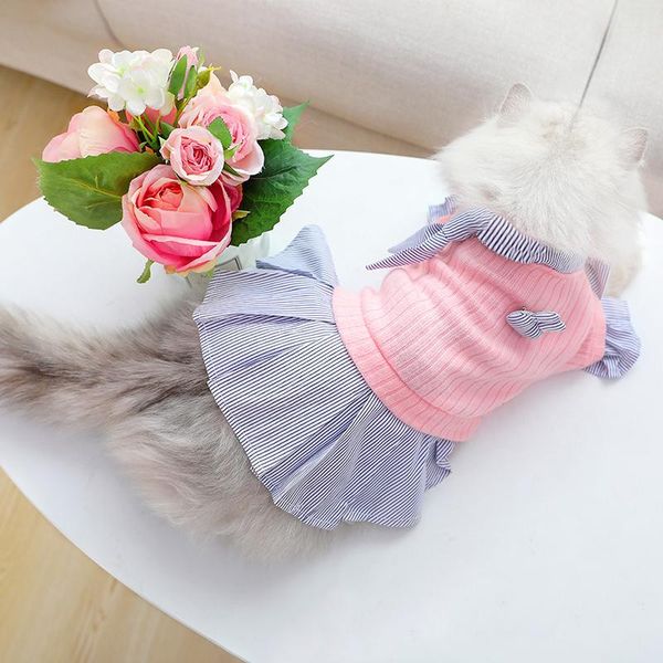 cat costumes hoopet knitted shirt dress autumn spring soft pet skirt cute bow tie puppy clothes kitten clothing apparel
cat costumes hoopet knitted shirt dress autumn spring soft pet skirt cute bow tie puppy clothes kitten clothing apparel