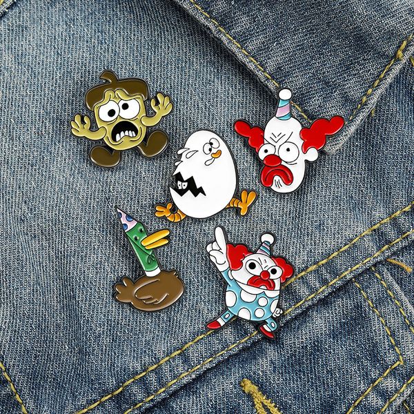 enamel pin funny clown duck chicken women's brooch for coat pins metal brooche badges on backpack badge clothing jewelry gifts hallowee, Blue
enamel pin funny clown duck chicken women's brooch for coat pins metal brooche badges on backpack badge clothing jewelry gifts hallowee, Blue