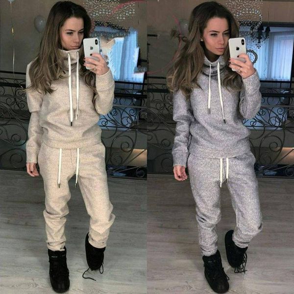two piece dress women fashion hoodie sport sets tracksuit long sleeve pullover hoodies sweatshirt + lacing pants ladies casual suit, White
two piece dress women fashion hoodie sport sets tracksuit long sleeve pullover hoodies sweatshirt + lacing pants ladies casual suit, White