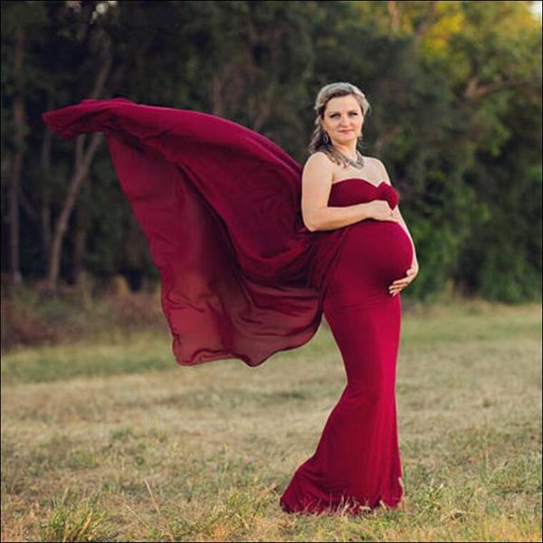 maternity dresses shoulderless po shoot pography props pregnancy fish tail cloak dress for pregnant women clothes vestidos, White
maternity dresses shoulderless po shoot pography props pregnancy fish tail cloak dress for pregnant women clothes vestidos, White