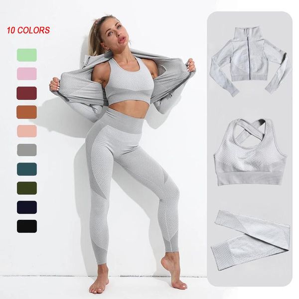 colors seamless yoga set women gym clothes female sports bra fitness pants full zip crop long sleeve workout clothing outfits, White;red
colors seamless yoga set women gym clothes female sports bra fitness pants full zip crop long sleeve workout clothing outfits, White;red