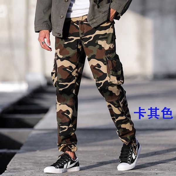 chao brand men's sports pants military multi pocket camouflage overalls casual jeans, Blue
chao brand men's sports pants military multi pocket camouflage overalls casual jeans, Blue