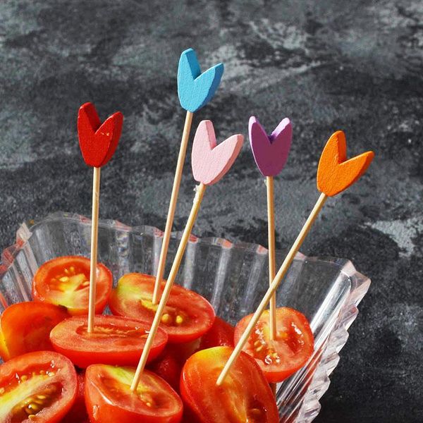 forks disposable fruit fork art check decoration wine bamboo stick pick toothpick bento lunches party decor 
forks disposable fruit fork art check decoration wine bamboo stick pick toothpick bento lunches party decor