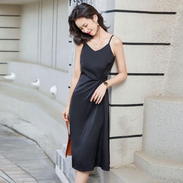 casual dresses dress women clothes summer style satin draped light mature temperament suspender with waist closed v-neck and a-line slim mid, Black;gray
casual dresses dress women clothes summer style satin draped light mature temperament suspender with waist closed v-neck and a-line slim mid, Black;gray