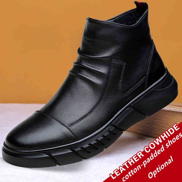 boots martin men's leather boots, velvet filled shoes, warm cotton snow, wt65, Black
boots martin men's leather boots, velvet filled shoes, warm cotton snow, wt65, Black