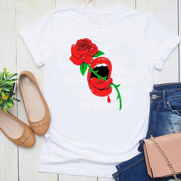 graphic floral flower women cute printing summer short sleeve fashion print female clothes tees t shirt, White
graphic floral flower women cute printing summer short sleeve fashion print female clothes tees t shirt, White