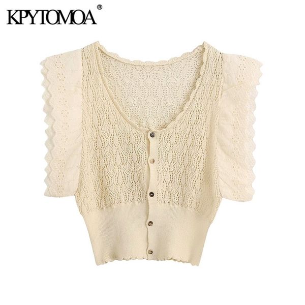 women sweet fashion ruffled cropped knitted blouses v neck sleeveless female shirts blusas chic 210420, White
women sweet fashion ruffled cropped knitted blouses v neck sleeveless female shirts blusas chic 210420, White